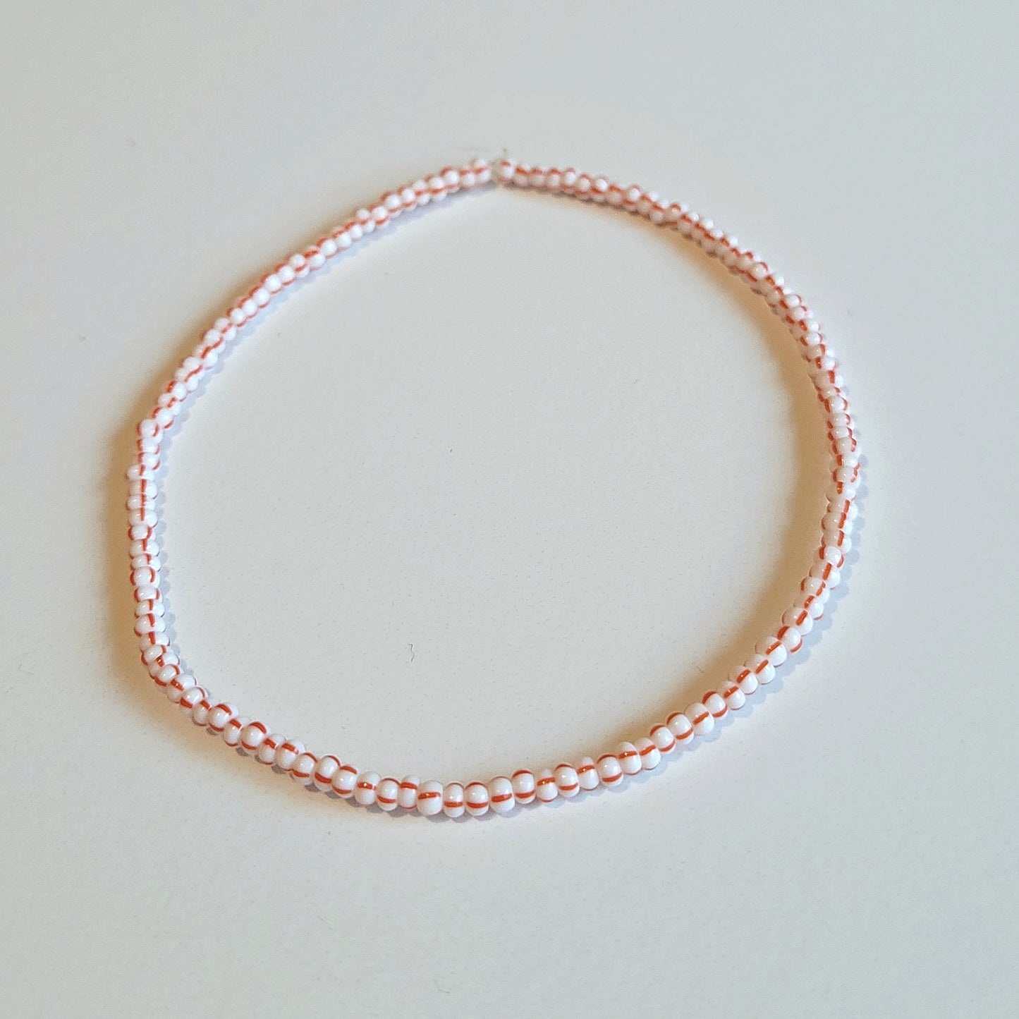 Peppermint Stripe Stretch Bracelet