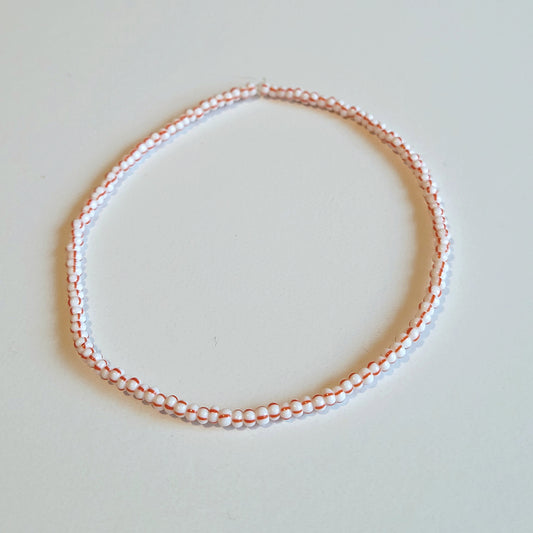 Peppermint Stripe Stretch Bracelet