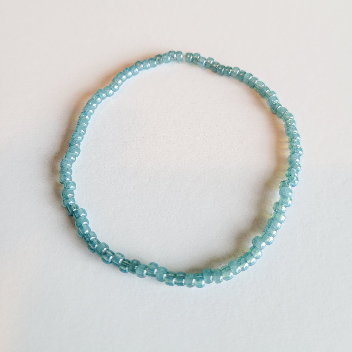 Pearl Eucalyptus Stretch Bracelet