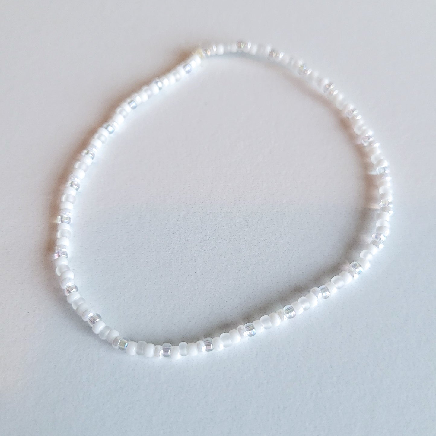 Fresh Snow Stretch Bracelet