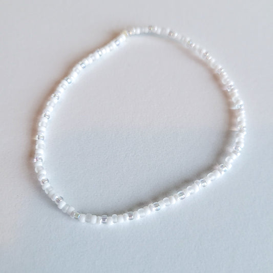 Fresh Snow Stretch Bracelet