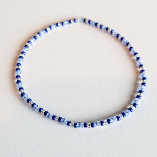 Icy Blue Stretch Bracelet
