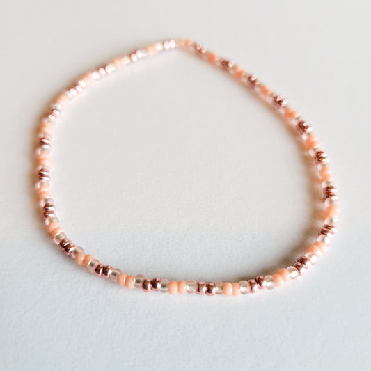 Peach Bellini Stretch Bracelet