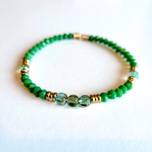 Aquamarine Celsian Stretch Bracelet