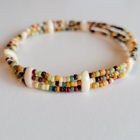 Boho Romance Triple Strand Stretch Bracelet