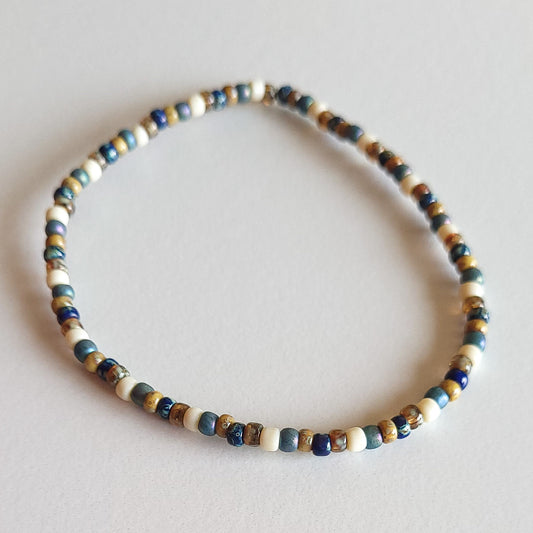 Denim Blues Stretch Bracelet
