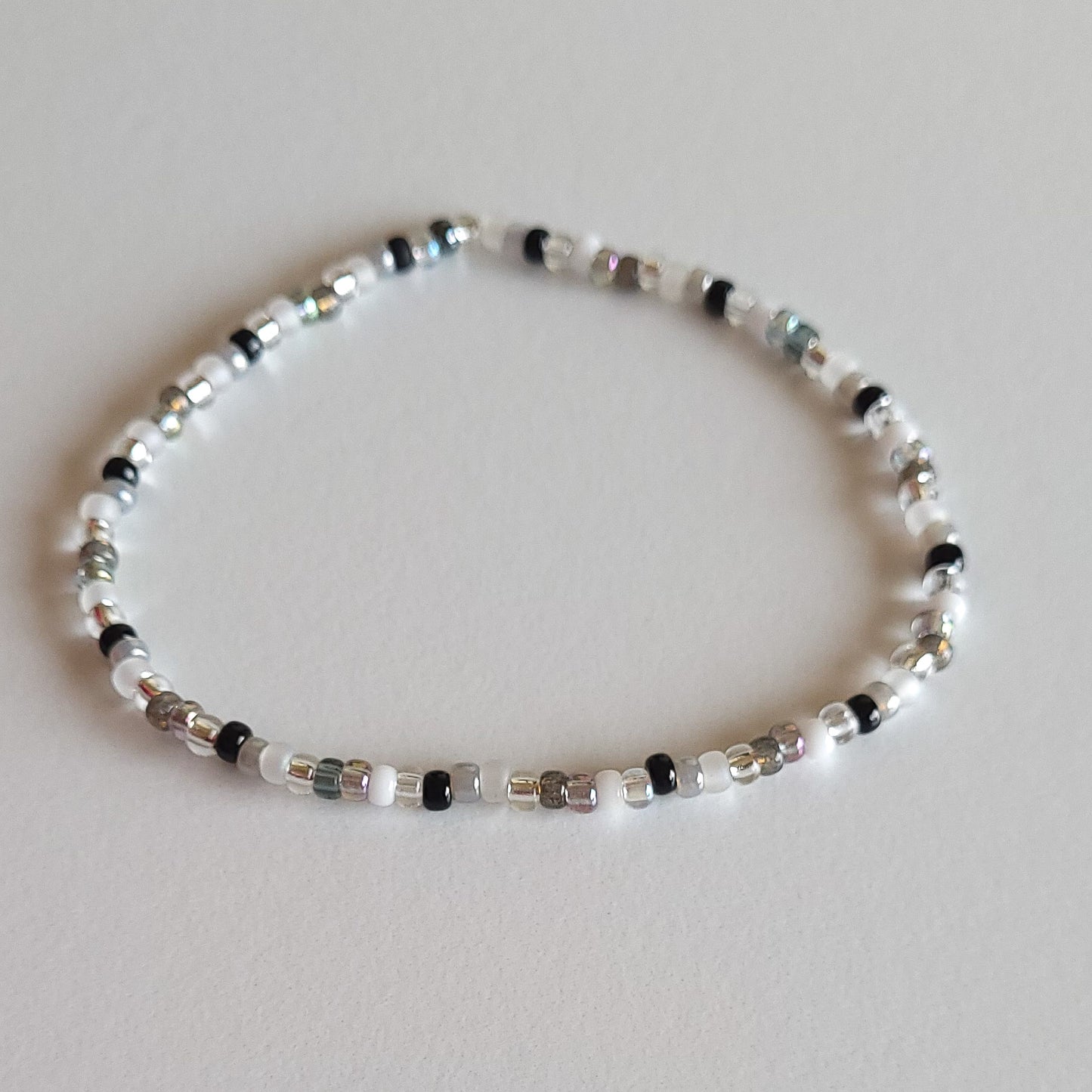 Black Tie Stretch Bracelet