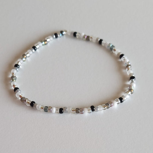 Black Tie Stretch Bracelet