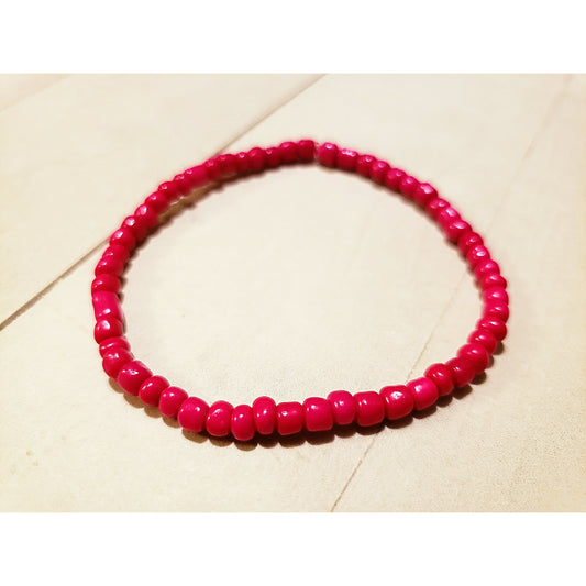 Dark Pink Stretch Bracelet