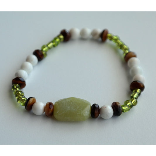 Light Green Stretch Bracelet