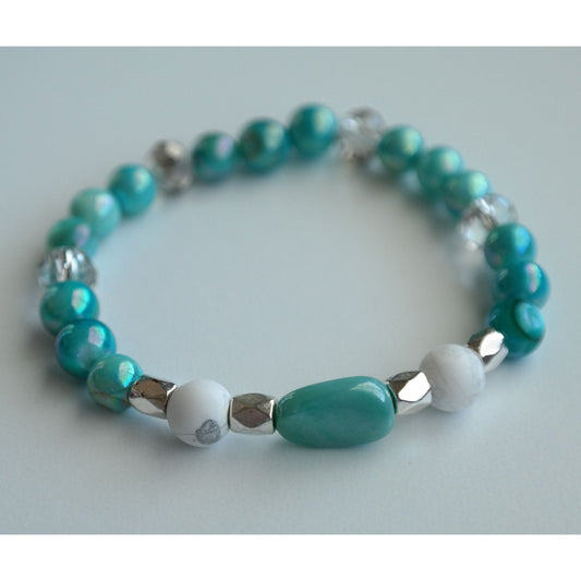 Aqua Dreams Stretch Bracelet