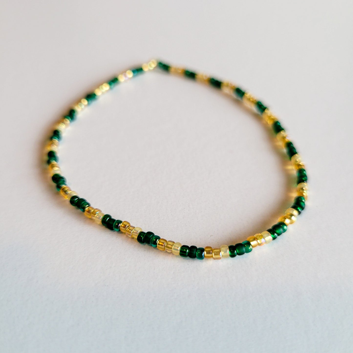Emerald Lights Stretch Bracelet
