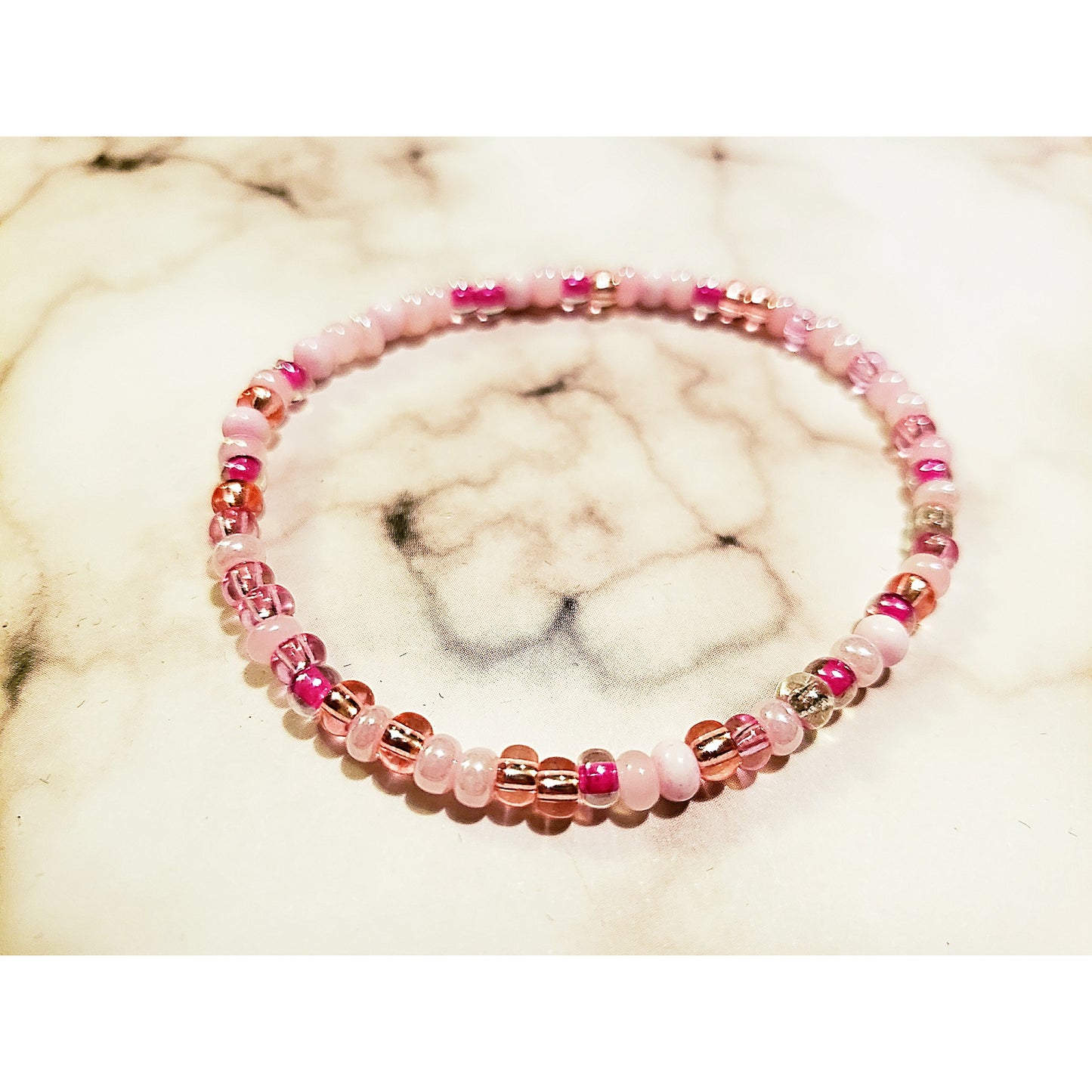 Shades of Pink Stretch Bracelet